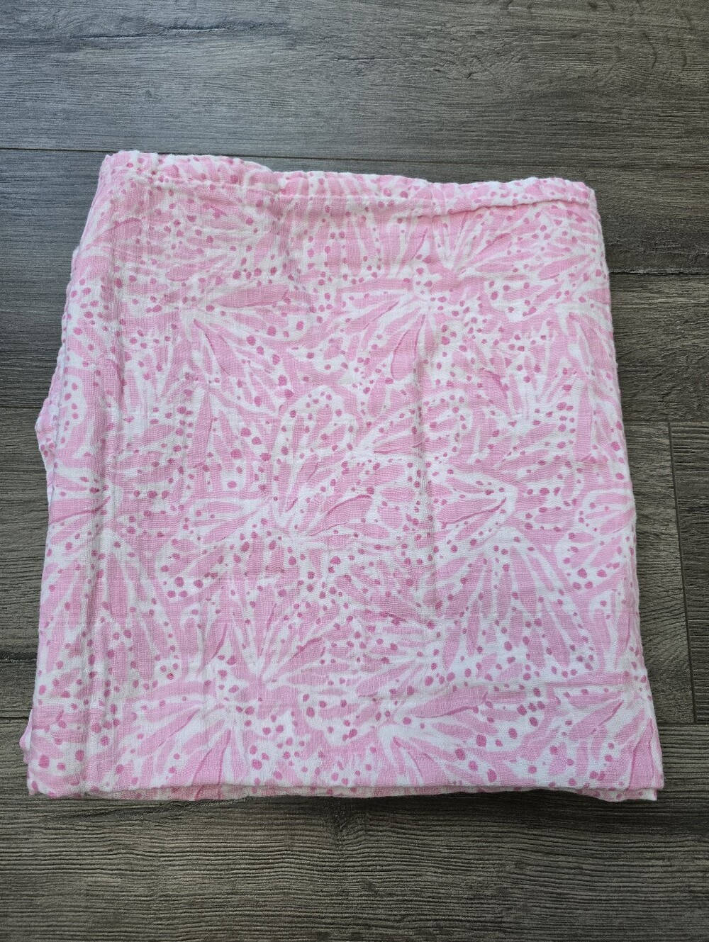 Lilly Pulitzer For Kids Pottery Barn Swaddle Blanket Organic Cotton